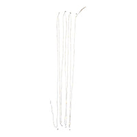 16.3' Battery Operated 50L Warm White Soft Twinkle Fairy LED Silver Wire Light Set In PDQ