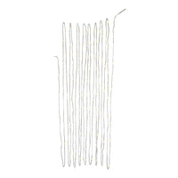 33' Battery Operated 100L Warm White Fairy LED Green Wire Light Set In PDQ