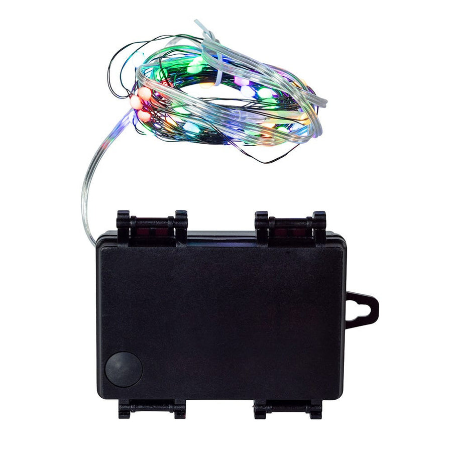 16.4' Battery Operated 50L Multifunction RGB Fairy LED + Remote In PDQ