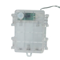 16.4' Battery Operated 50L Multifunction RGB Fairy LED Silver Wire Light Set + Remote In PDQ