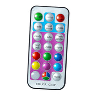 16.4' Battery Operated 50L Multifunction RGB Fairy LED Silver Wire Light Set + Remote In PDQ