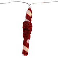 2' Battery Operated 5-Piece Candy Cane LED light Set