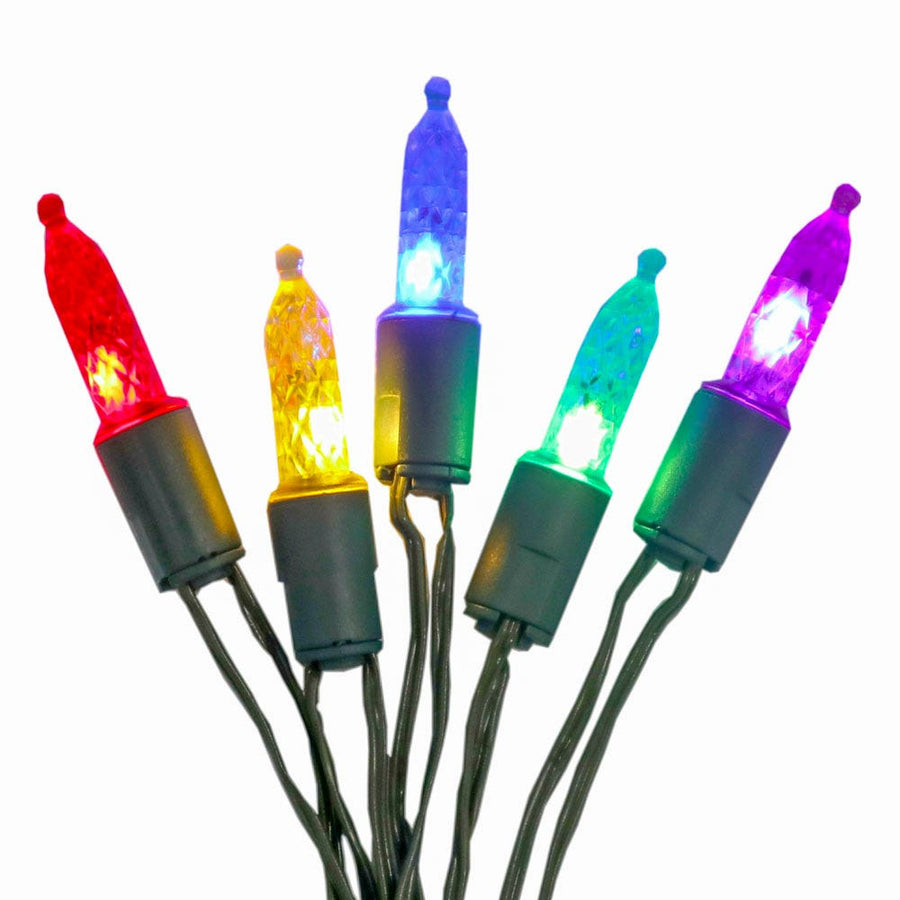 6.3' Battery Operated 20L Warm White & Multicolor Mini Fairy LED Clear Wire In PDQ