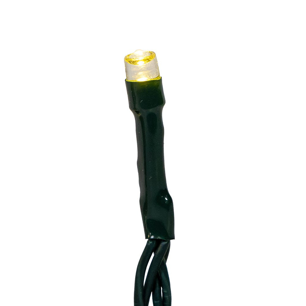 11.75' Battery Operated 48L Warm White Multifunction LED Jingle Bright™ Light Set In PDQ