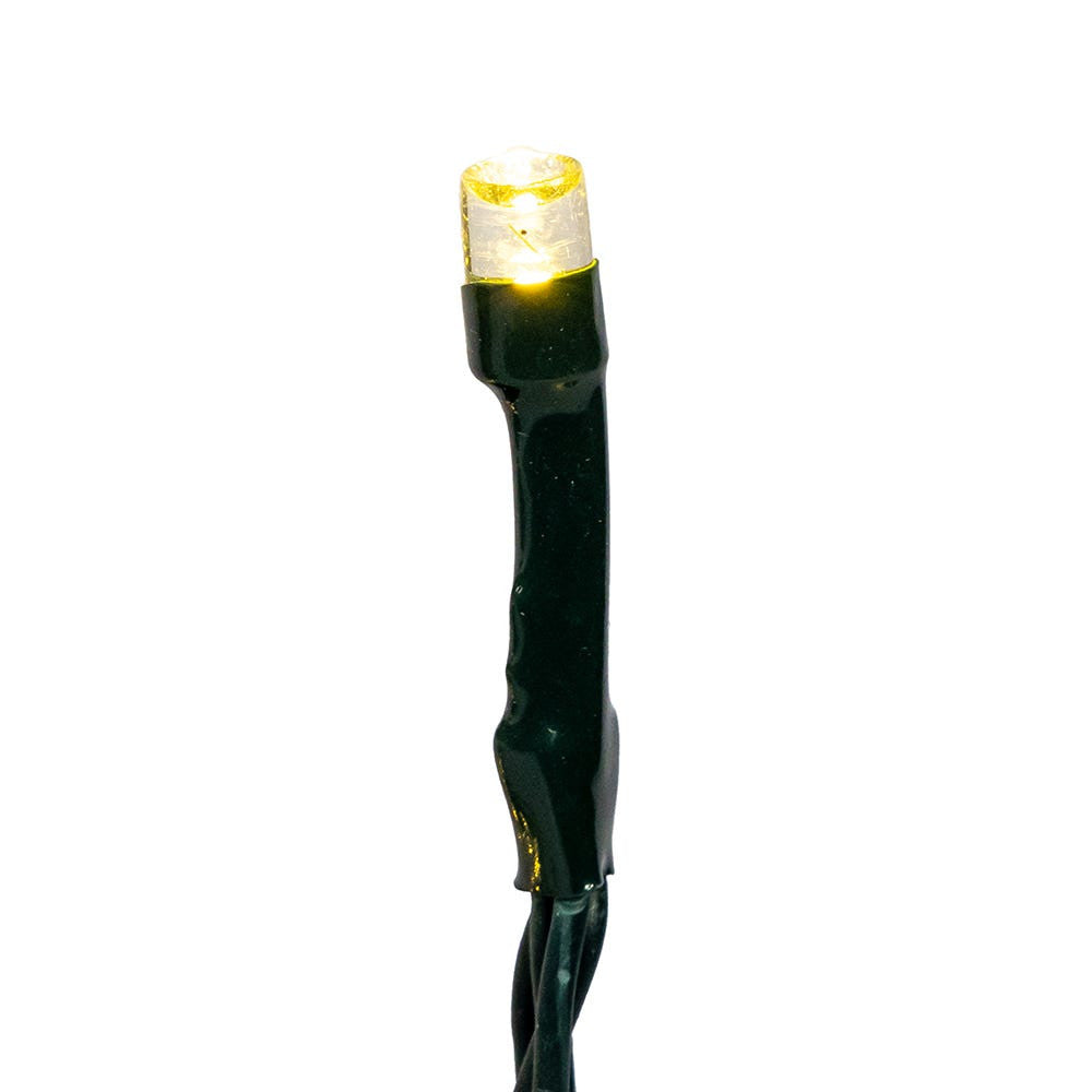 23.75' Battery Operated 96L Warm White Multifunction LED Jingle Bright™ Light Set In PDQ