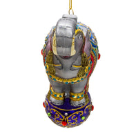 Bellissimo Glass Elephant Ornament