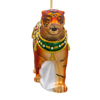 Bellissimo Glass Tiger Ornament