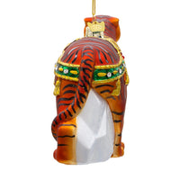 Bellissimo Glass Tiger Ornament