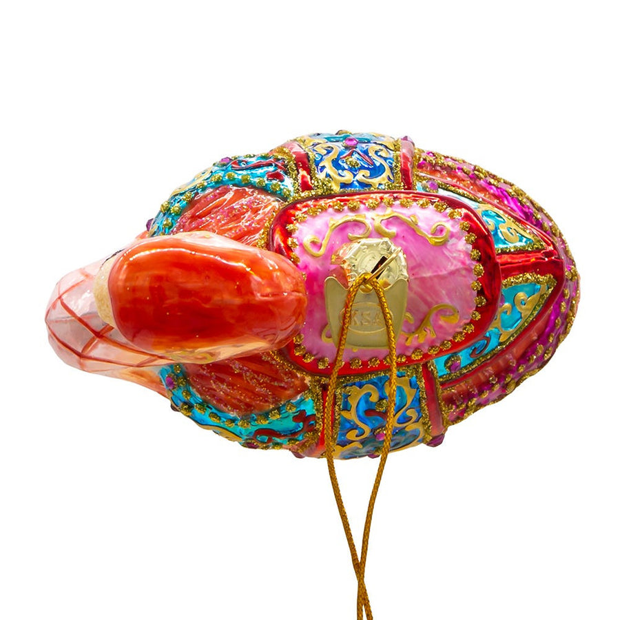 Bellissimo Glass Flamingo Ornament