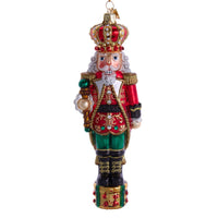 Bellissimo Glass King Nutcracker Ornament