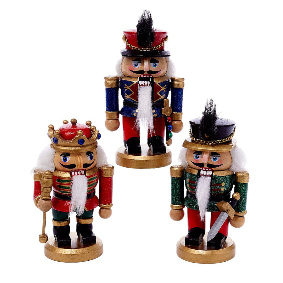 5“ Miniature King and Soldier Nutcrackers