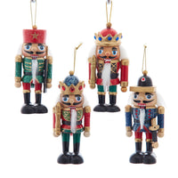 4“ Wooden Nutcracker Ornaments