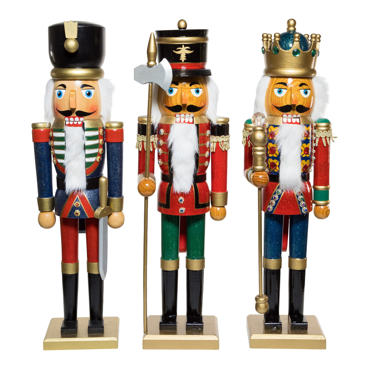 20“ King and Soldier Nutcrackers