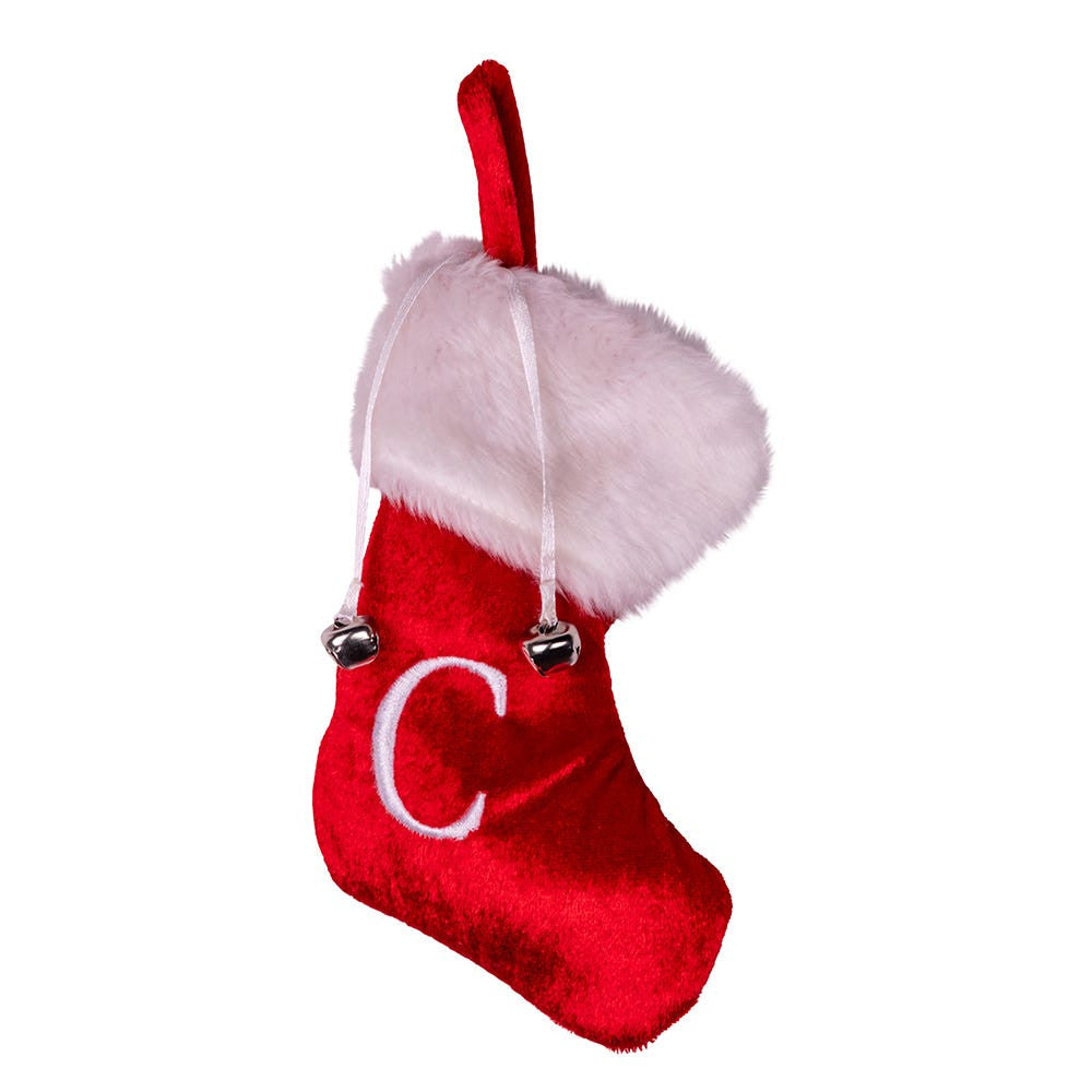Monogrammed “C“ Miniature Stocking