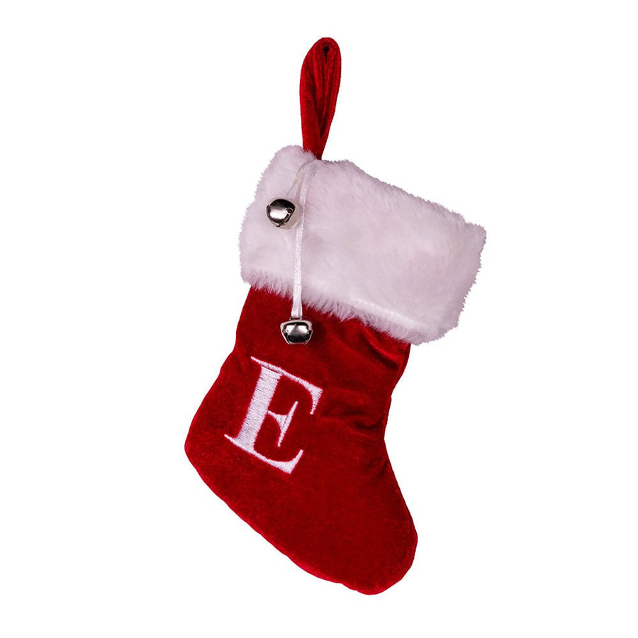 Monogrammed “E“ Miniature Stocking