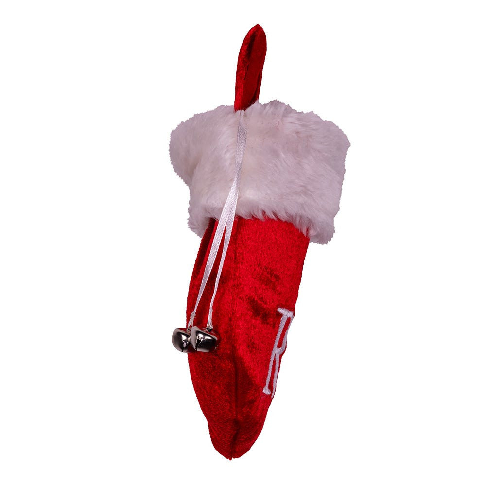 Monogrammed “R“ Miniature Stocking