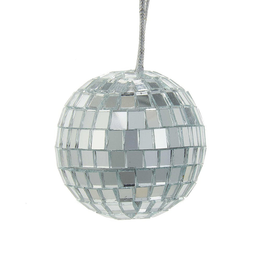 2“ Miniature Mirrored Disco Ball Glass Ornaments