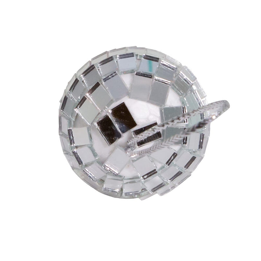 1.25“ Petite Treasures Mirrored Disco Ball Glass Ornaments