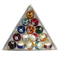 40MM Pool Ball Glass Ornaments