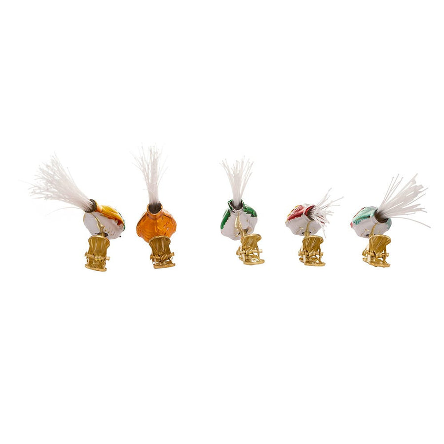 Early Years Glass Bird Clip-On Ornaments