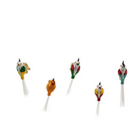 Early Years Glass Bird Clip-On Ornaments