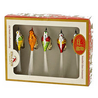 Early Years Glass Bird Clip-On Ornaments