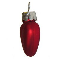 Petite Treasures Red Heart Glass Ornaments