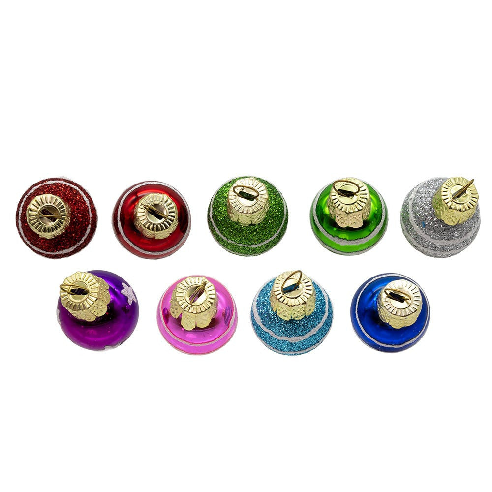 Miniature Decorated Glass Ball Ornaments
