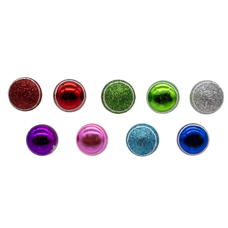 Miniature Decorated Glass Ball Ornaments