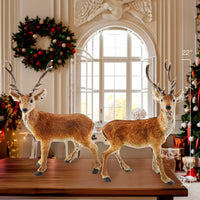 Standing Brown Deer Table Pieces