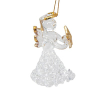 Spun Glass Angel Ornaments