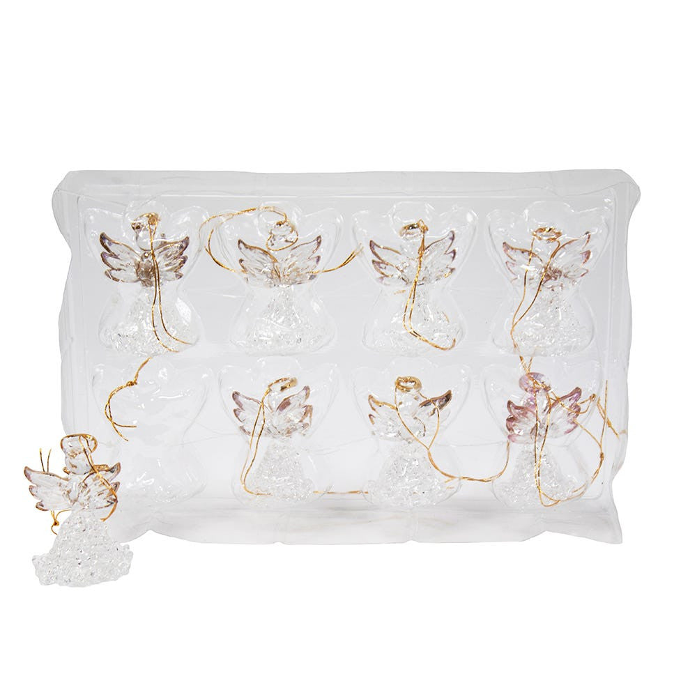 Spun Glass Angel Ornaments