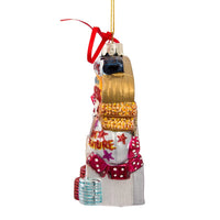 Las Vegas Cityscape Glass Ornament