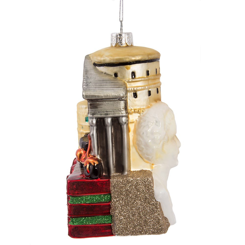 Rome Cityscape Glass Ornament