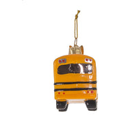 Noble Gems™ School Bus Glass Ornament