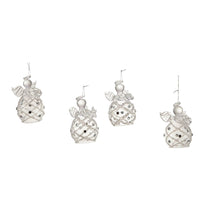Clear Glass Angel Ornaments