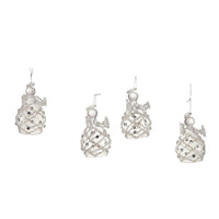 Clear Glass Angel Ornaments