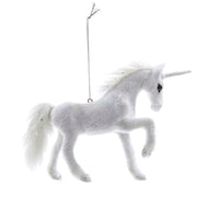Plush Unicorn Ornament