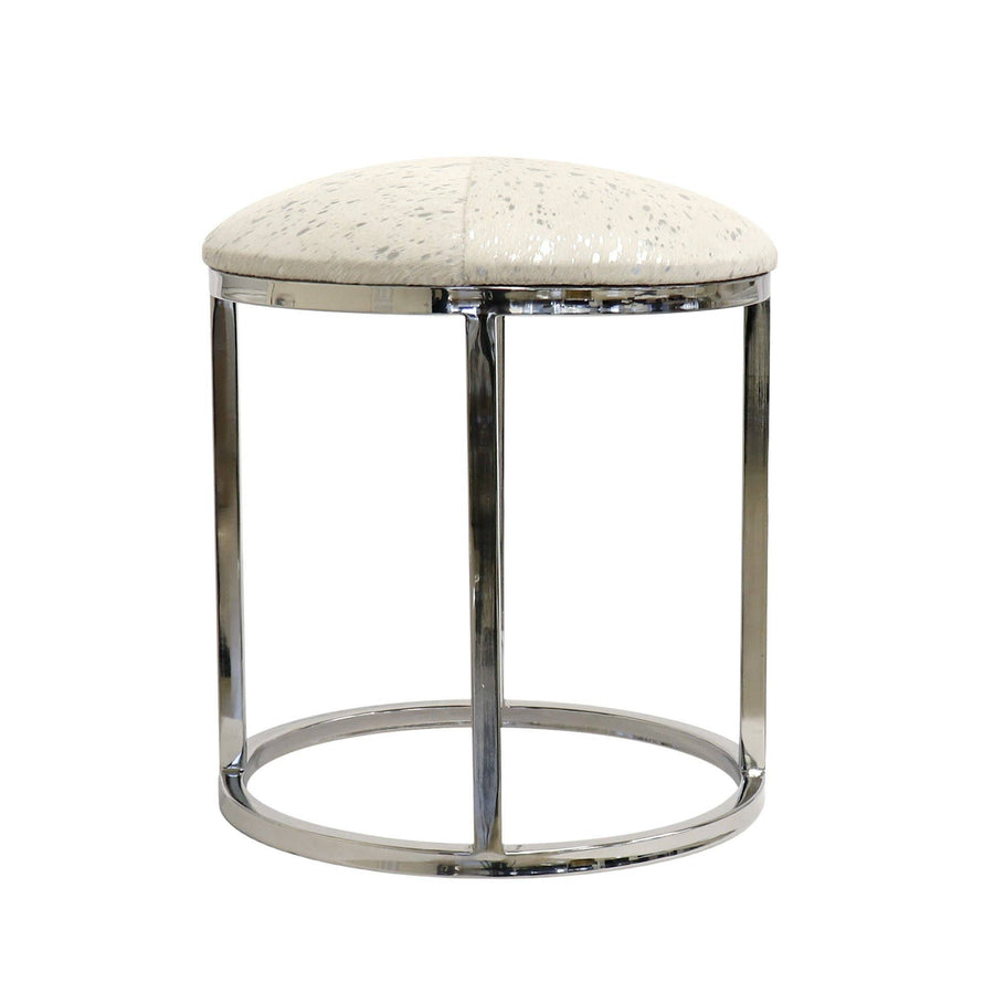 Sacha Safari Cowhide Stool