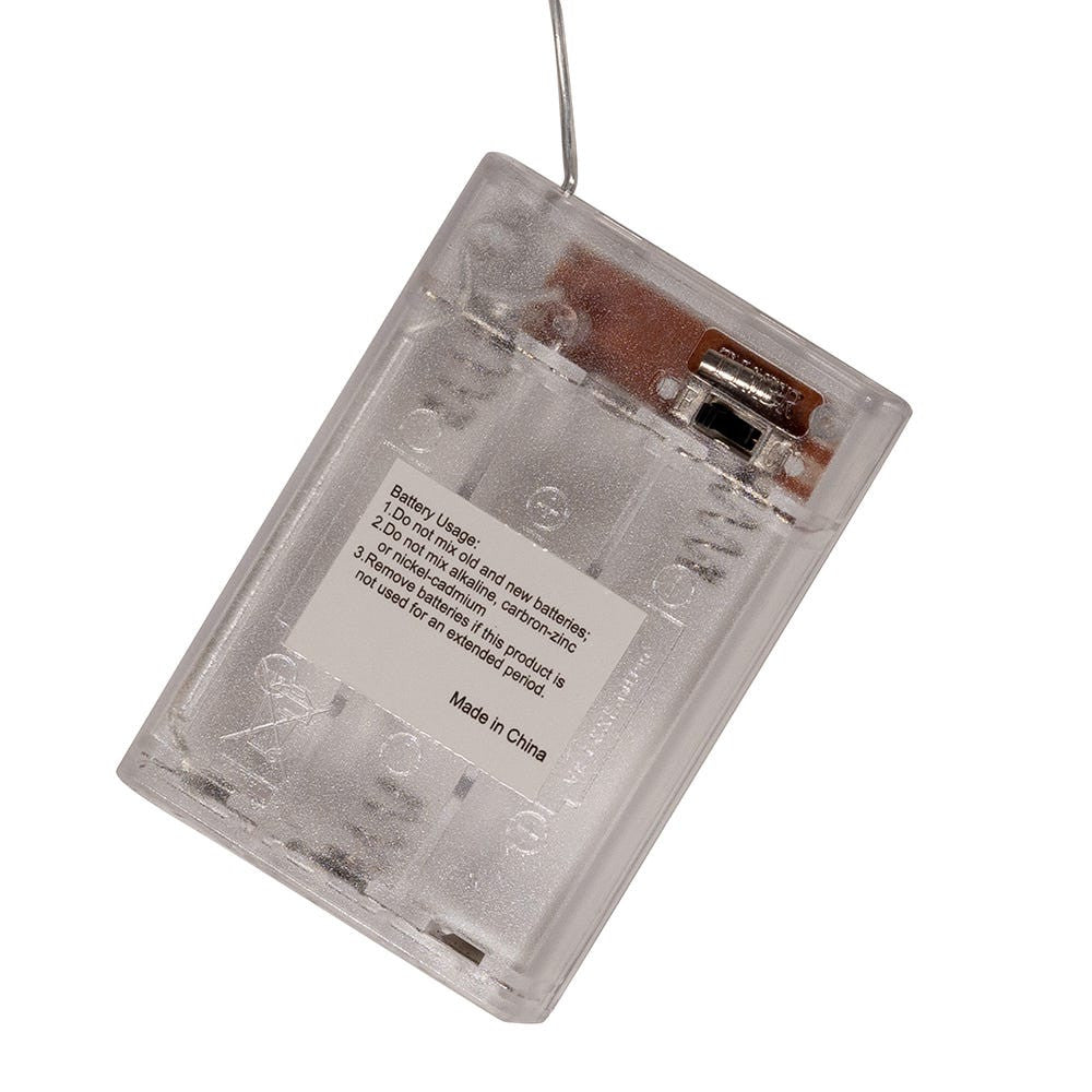 9' Battery Operated 20L Star Of David LED Fairy Light Set