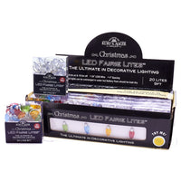 6.3' Battery Operated 20L Multicolored & Warm White Fairy LED In C7 Shell Clear Wire Light Set In PDQ