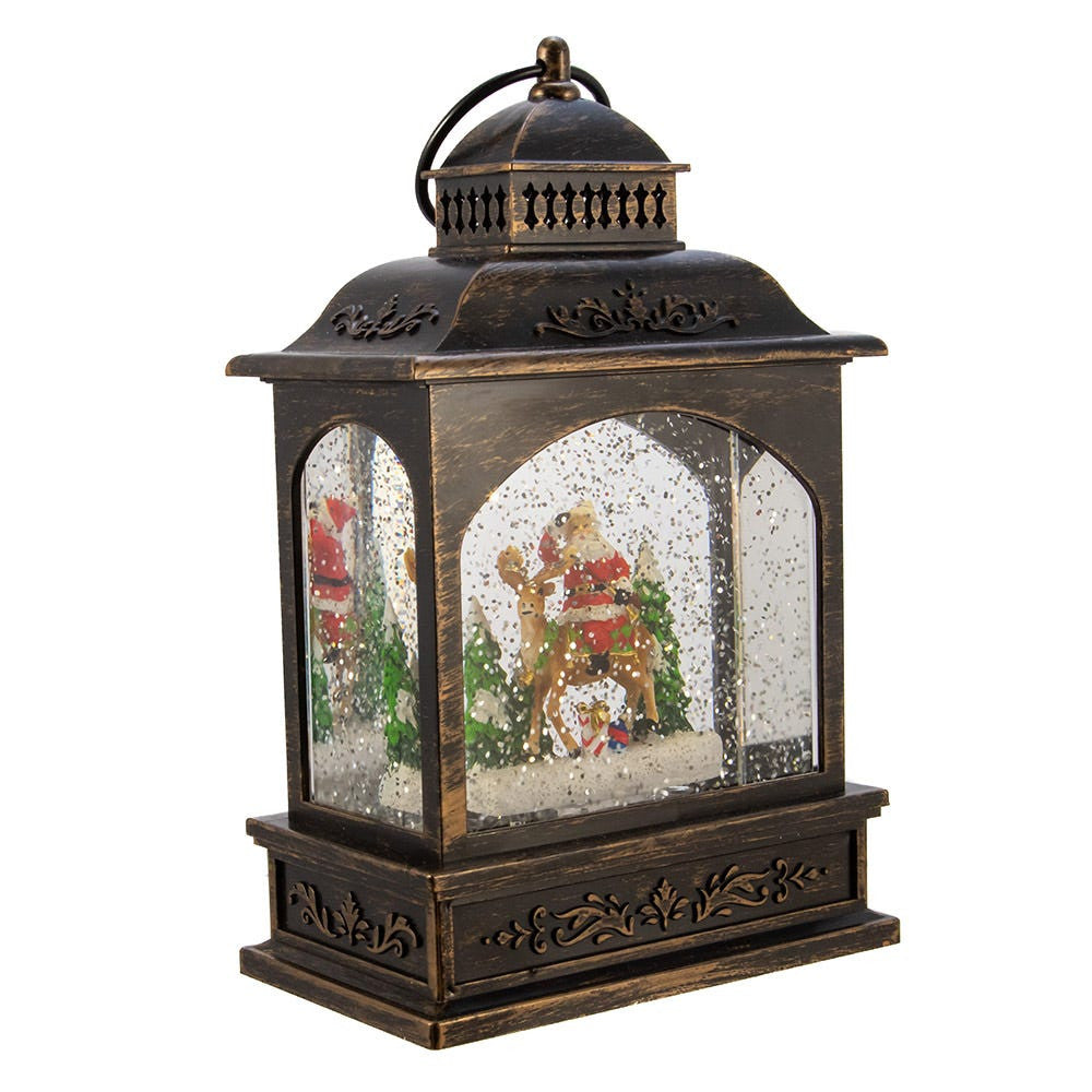 9“ Santa LED Lantern With Motion