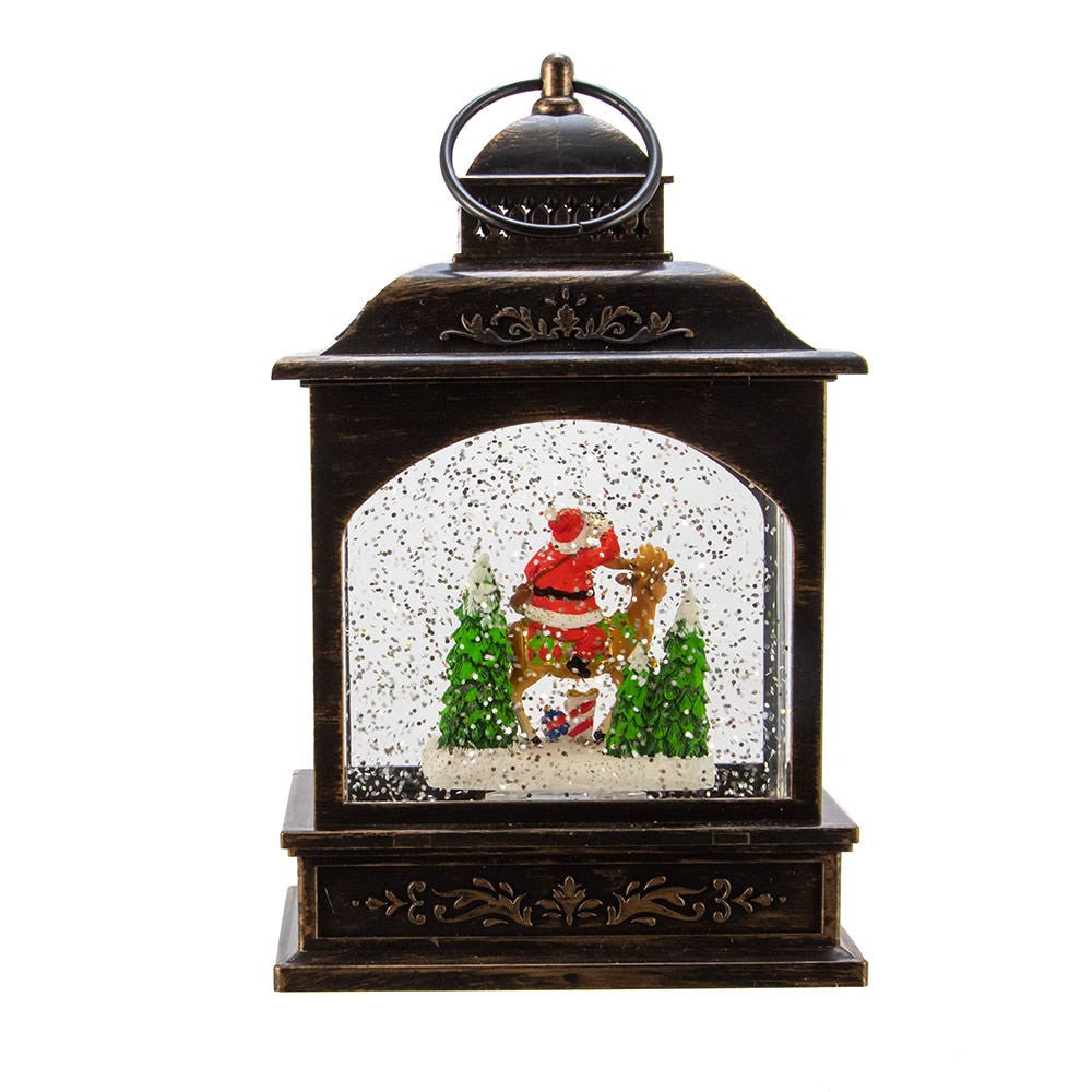 9“ Santa LED Lantern With Motion