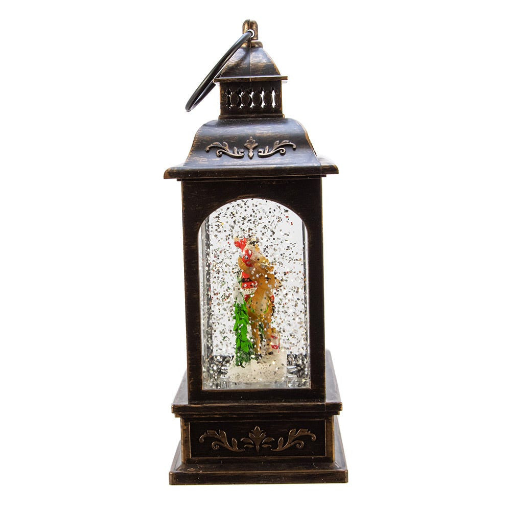 9“ Santa LED Lantern With Motion