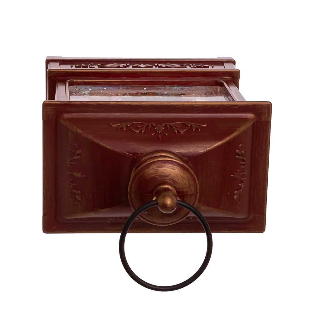8“ Battery-Operated Nutcracker Swirl Water Lantern