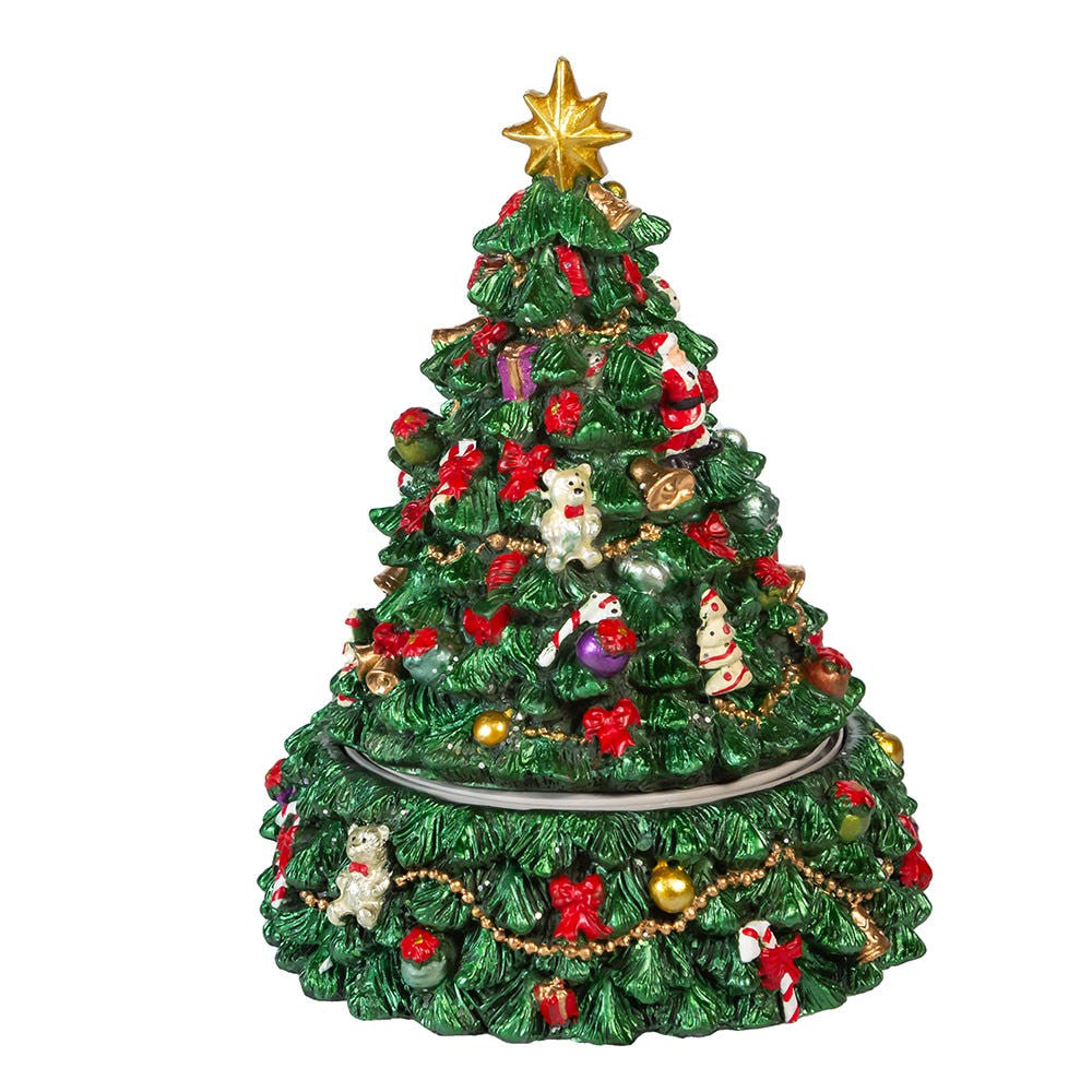 Christmas Tree Revolving Music Box