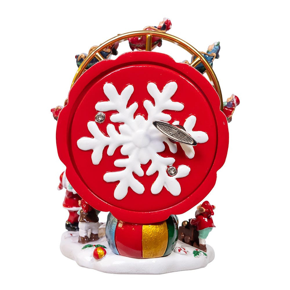 5.5“ Wind-Up Musical Ferris Wheel Table Piece