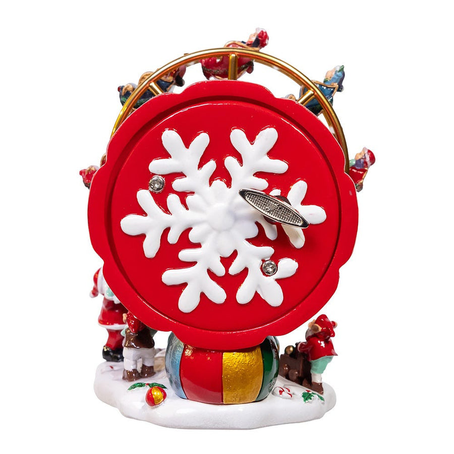 5.5“ Wind-Up Musical Ferris Wheel Table Piece