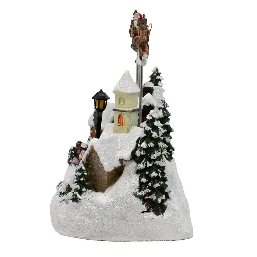 Battery Operated LED Lighted Musical Village