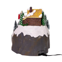 Battery Operated LED Musical Skiing Village
